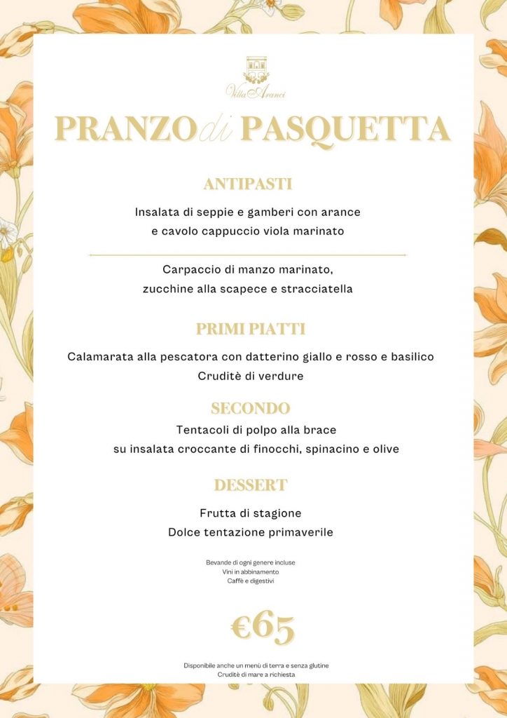 pranzo di pasquetta a polignano a mare